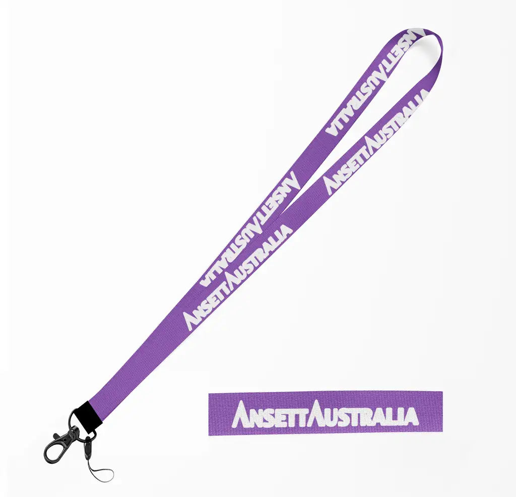 Ansett Australia lanyard - purple