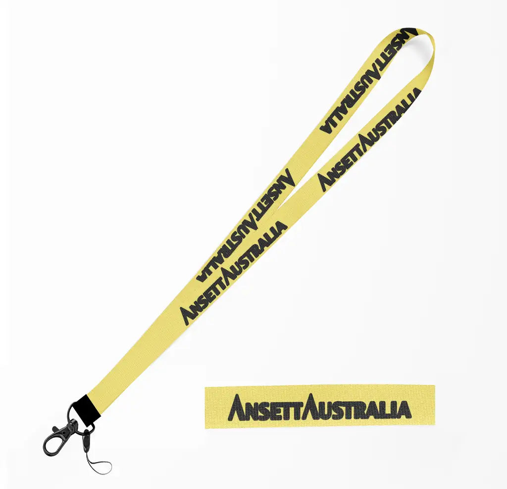 Ansett Australia lanyard - yellow