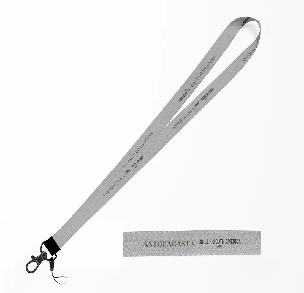 Antofagasta City Series lanyard - light gray