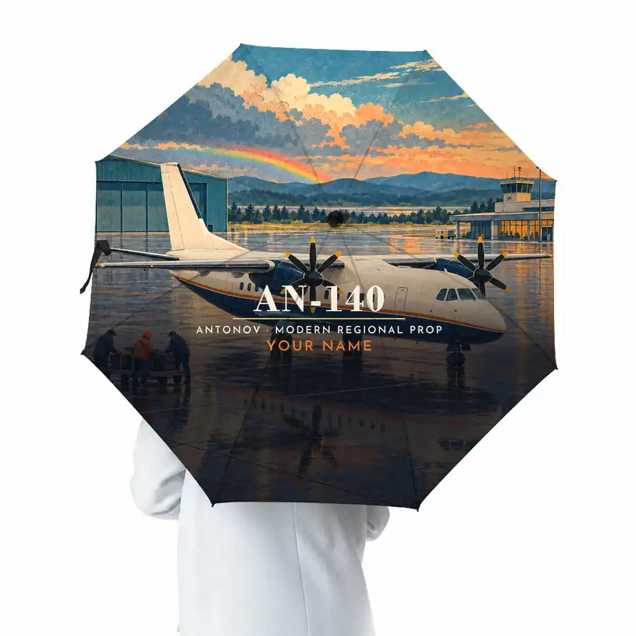 Antonov An-140 - 3D + Name - Umbrella