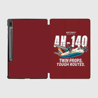 Thumbnail for Antonov An-140 - Cartoon - Samsung Tablet - Dark Red