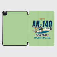 Thumbnail for Antonov An-140 - Cartoon - iPad Case - Light Green