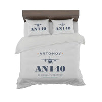 Thumbnail for Antonov An-140 - Heritage - Bedding Set - Light Gray