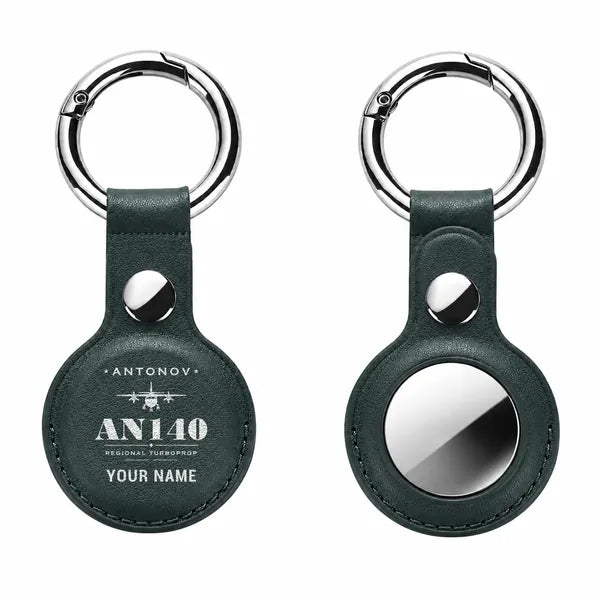 Antonov An-140 - Heritage + Name - AirTag Case - Army Green