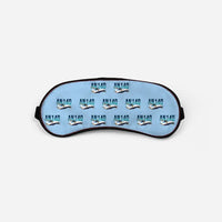 Thumbnail for Antonov An-140 - Original Pattern - Sleep Mask - Light Blue