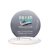 Thumbnail for Antonov An-140 - Original - Pin - Gray