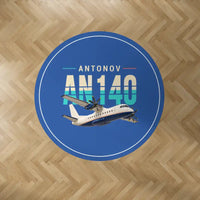 Thumbnail for Antonov An-140 - Original - Round Carpet - Blue