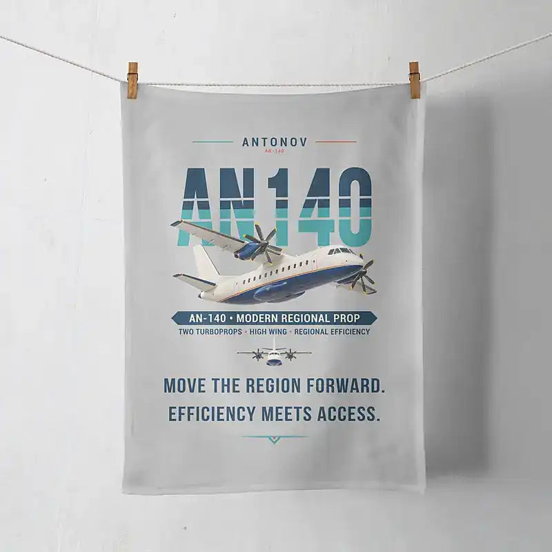 Antonov An-140 - Original - Towel - Light Gray