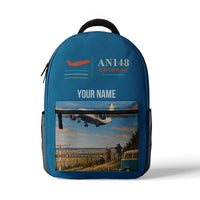 Thumbnail for Antonov An-148 - 3D Backpack - Light Blue + Name