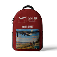 Thumbnail for Antonov An-148 - 3D Backpack - Red + Name