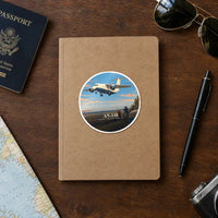 Thumbnail for Antonov An-148 - 3D - Circle Sticker - Notebook