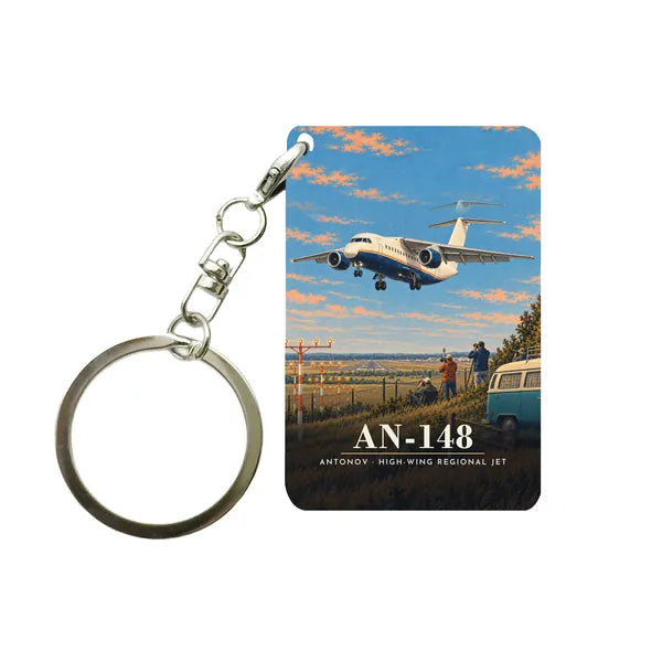 Antonov An-148 - 3D - Key Chain - Full Print