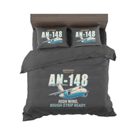 Thumbnail for Antonov An-148 - Cartoon - Bedding Set - Black