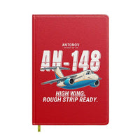 Thumbnail for Antonov An-148 - Cartoon - Notebook - Red