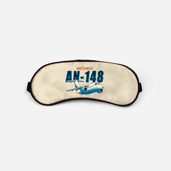 Antonov An-148 - Cartoon - Sleep Mask - Beige