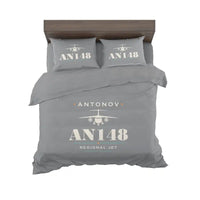 Thumbnail for Antonov An-148 - Heritage - Bedding Set - Gray