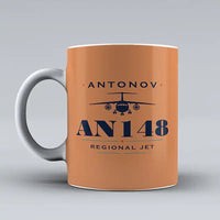 Thumbnail for Antonov An-148 - Heritage - Mug - Orange