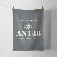 Thumbnail for Antonov An-148 - Heritage - Towel - Gray