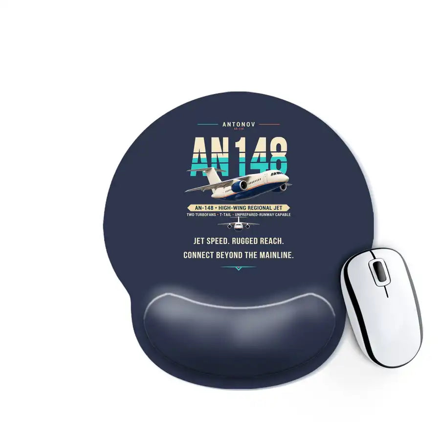 Antonov An-148 - Original - Ergonomic Mouse Pad - Navy Blue