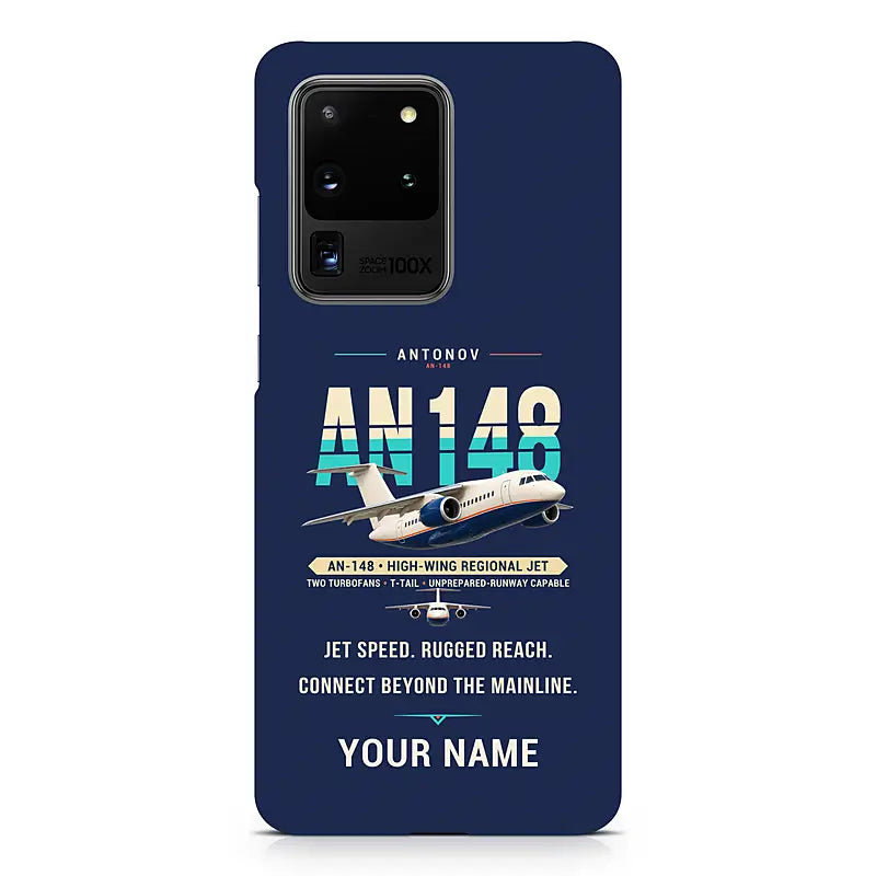 Antonov An-148 - Original + Name - Samsung Case - Navy Blue