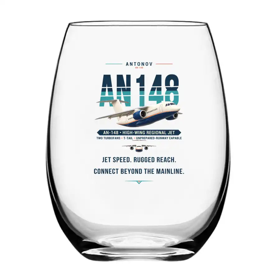 Antonov An-148 - Original - Water & Drink Glass