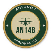 Thumbnail for Antonov An-148 Patches - Circle - Forest Gold