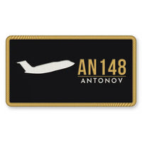 Thumbnail for Antonov An-148 Patches - Rectangle - Black Gold