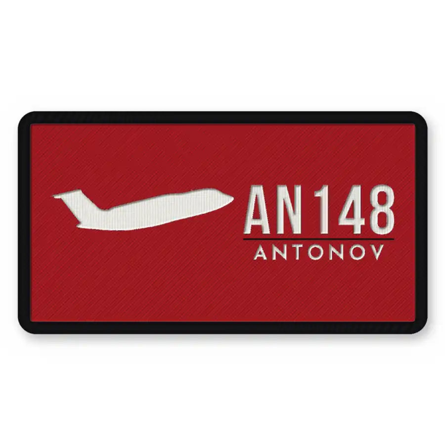 Antonov An-148 Patches - Rectangle - Red White