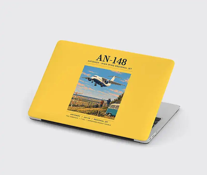 Antonov An-148 - Poster - MacBook Case - Yellow