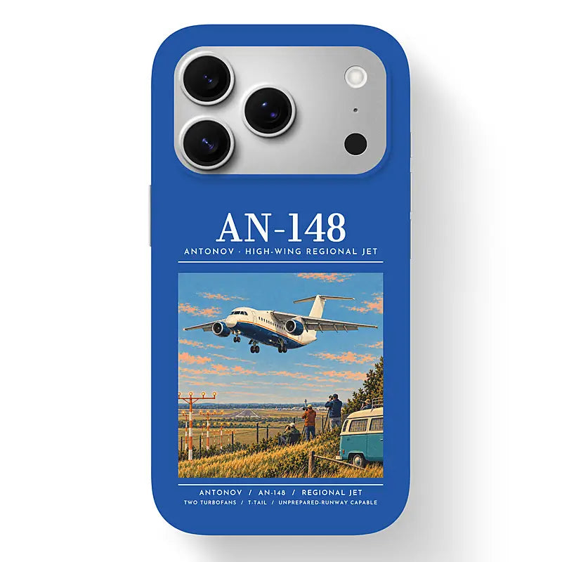 Antonov An-148 - Poster - MagSafe iPhone 17 Pro - Blue