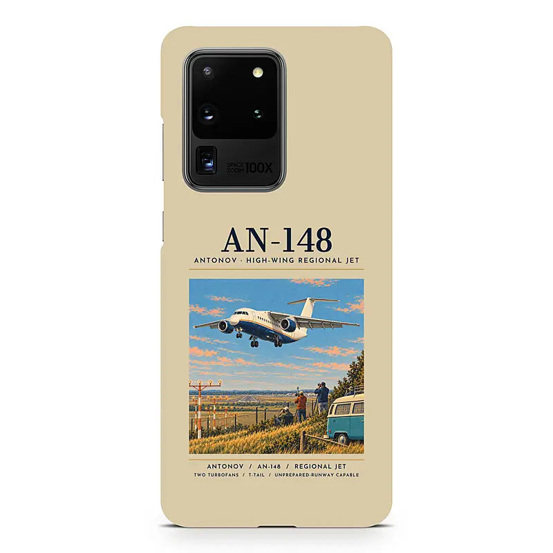 Antonov An-148 - Poster - Samsung Case - Beige