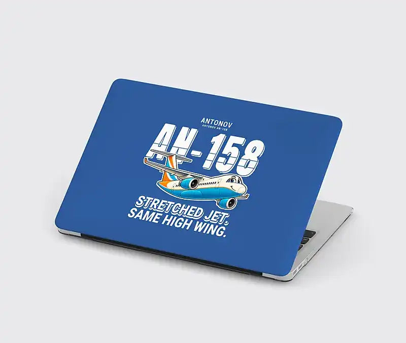 Antonov An-158 - Cartoon - MacBook Case - Blue