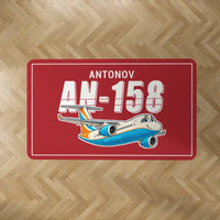 Thumbnail for Antonov An-158 - Cartoon - Rectangle Carpet - Red