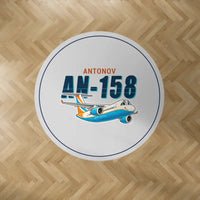 Thumbnail for Antonov An-158 - Cartoon - Round Carpet - Light Gray
