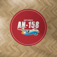 Thumbnail for Antonov An-158 - Cartoon - Round Carpet - Red