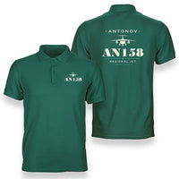 Thumbnail for Antonov An-158 - Heritage - Double-Side Polo - Green