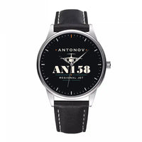 Thumbnail for Antonov An-158 - Heritage - Leather Strap - Black Leather Strap