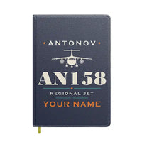 Thumbnail for Antonov An-158 - Heritage + Name - Notebook - Navy Blue