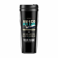 Thumbnail for Antonov An-158 - Original + Name - Plastic (No Holder) - Black