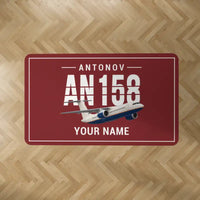 Thumbnail for Antonov An-158 - Original + Name - Rectangle Carpet - Dark Red