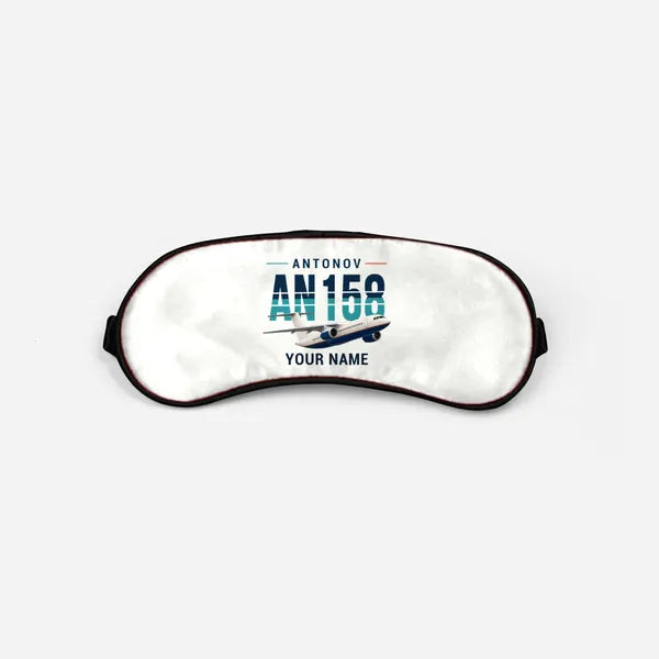 Antonov An-158 - Original + Name - Sleep Mask - White