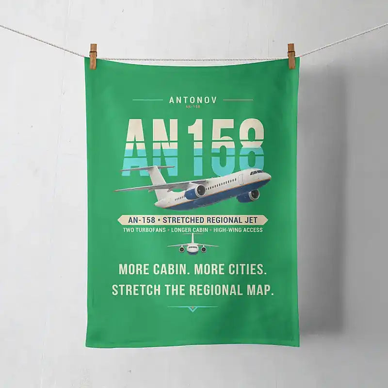 Antonov An-158 - Original - Towel - Green