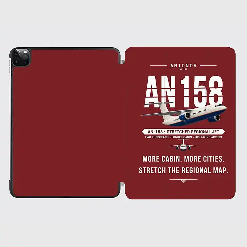 Antonov An-158 - Original - iPad Case - Dark Red