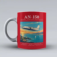 Thumbnail for Antonov An-158 - Poster - Mug - Red