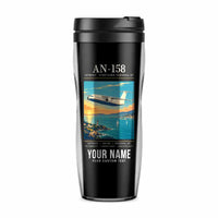 Thumbnail for Antonov An-158 - Poster + Name - Plastic (No Holder) - Black