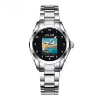 Thumbnail for Antonov An-158 - Poster + Name - Stainless Steel Band - For Children and Women