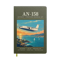 Thumbnail for Antonov An-158 - Poster - Notebook - Green Army