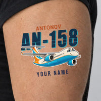 Thumbnail for Antonov An-158 - Tattoo - Cartoon + Name - Man