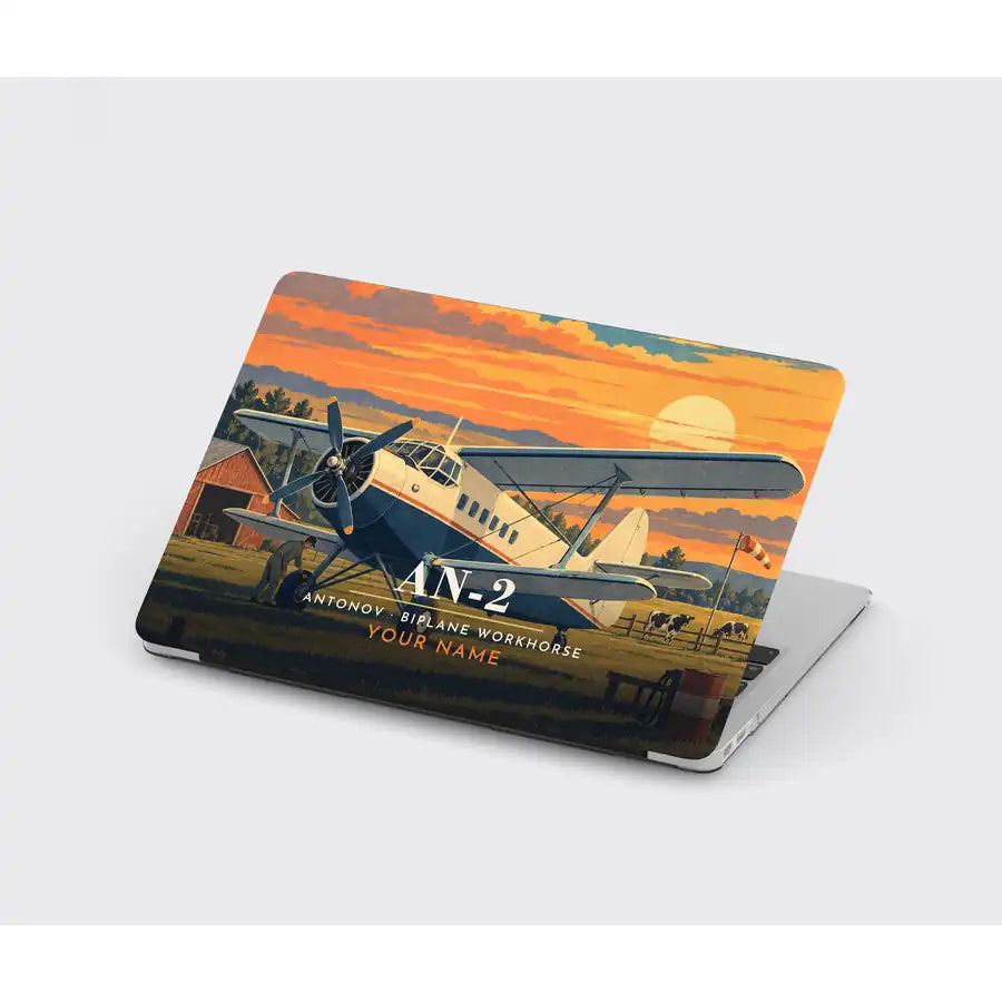 Antonov An-2 - 3D + Name - MacBook Case - Full Print