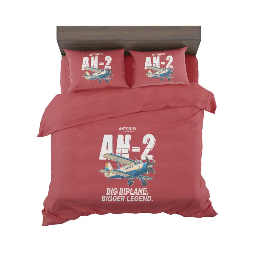 Antonov An-2 - Cartoon - Bedding Set - Red
